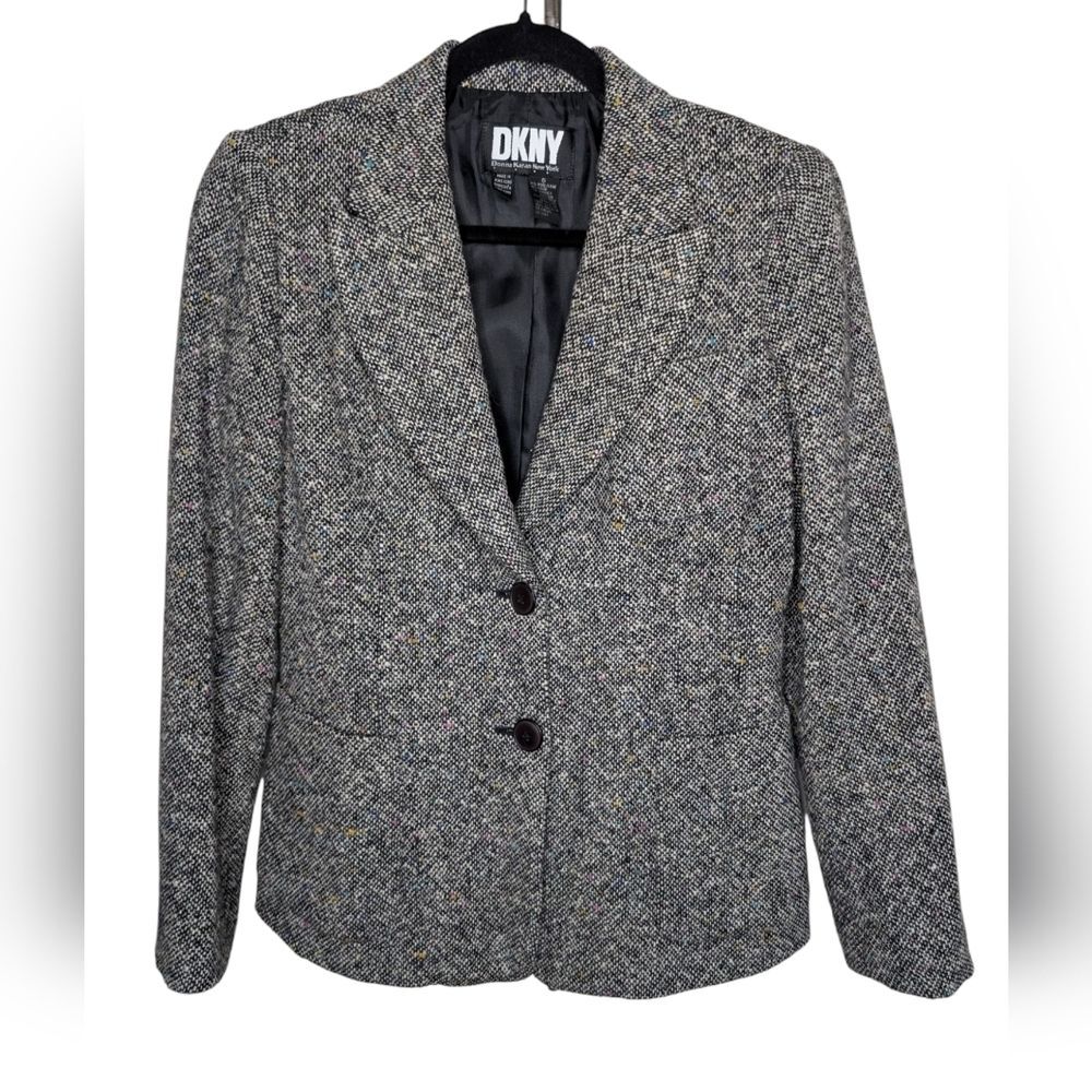 DKNY Vintage Women's Gray Blazer sz 6